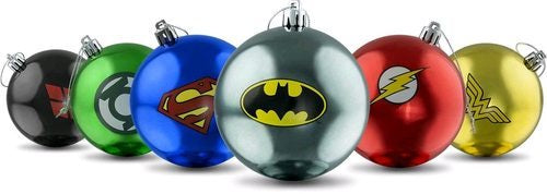 DC Comics - Set of 6 Baubles Christmas Ornament