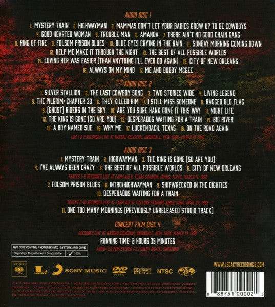 Highwaymen - Live - American Outlaws 3CD + DVD Box Set