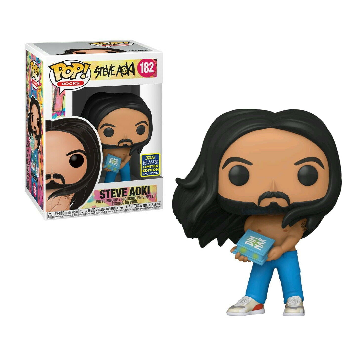 Steve Aoki - Steve Aoki SDCC 2020 Collectable Pop! Vinyl