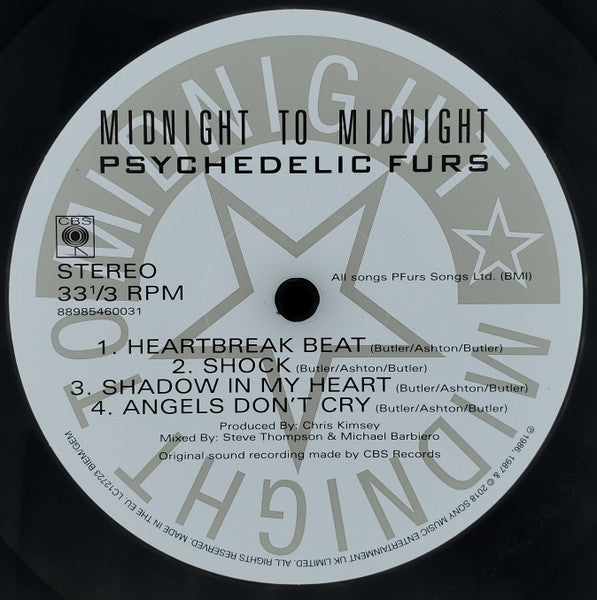 Psychedelic Furs - Midnight To Midnight Vinyl LP (Used)