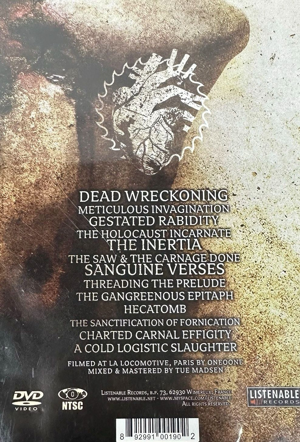 Aborted – The Auricular Chronicles DVD