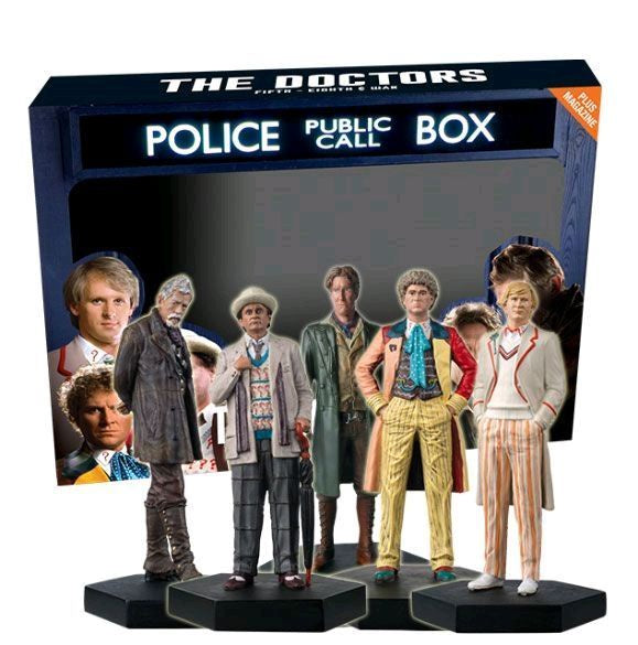 Doctor Who - Doctors 5, 6, 7, 8 & War Regeneration 1:21 Figure