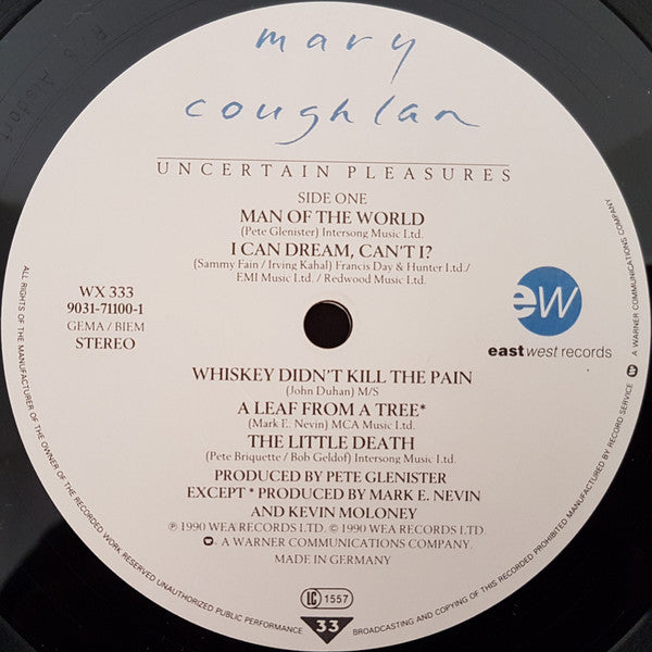 Mary Coughlan - Uncertain Pleasures Vinyl LP (Used)