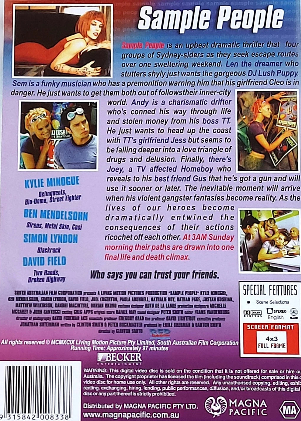 Kylie Minogue - Sample People (2000) DVD