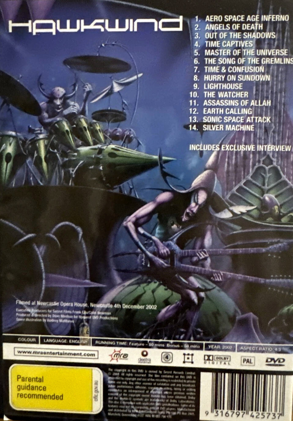 Hawkwind – Out Of The Shadows - In Concert DVD