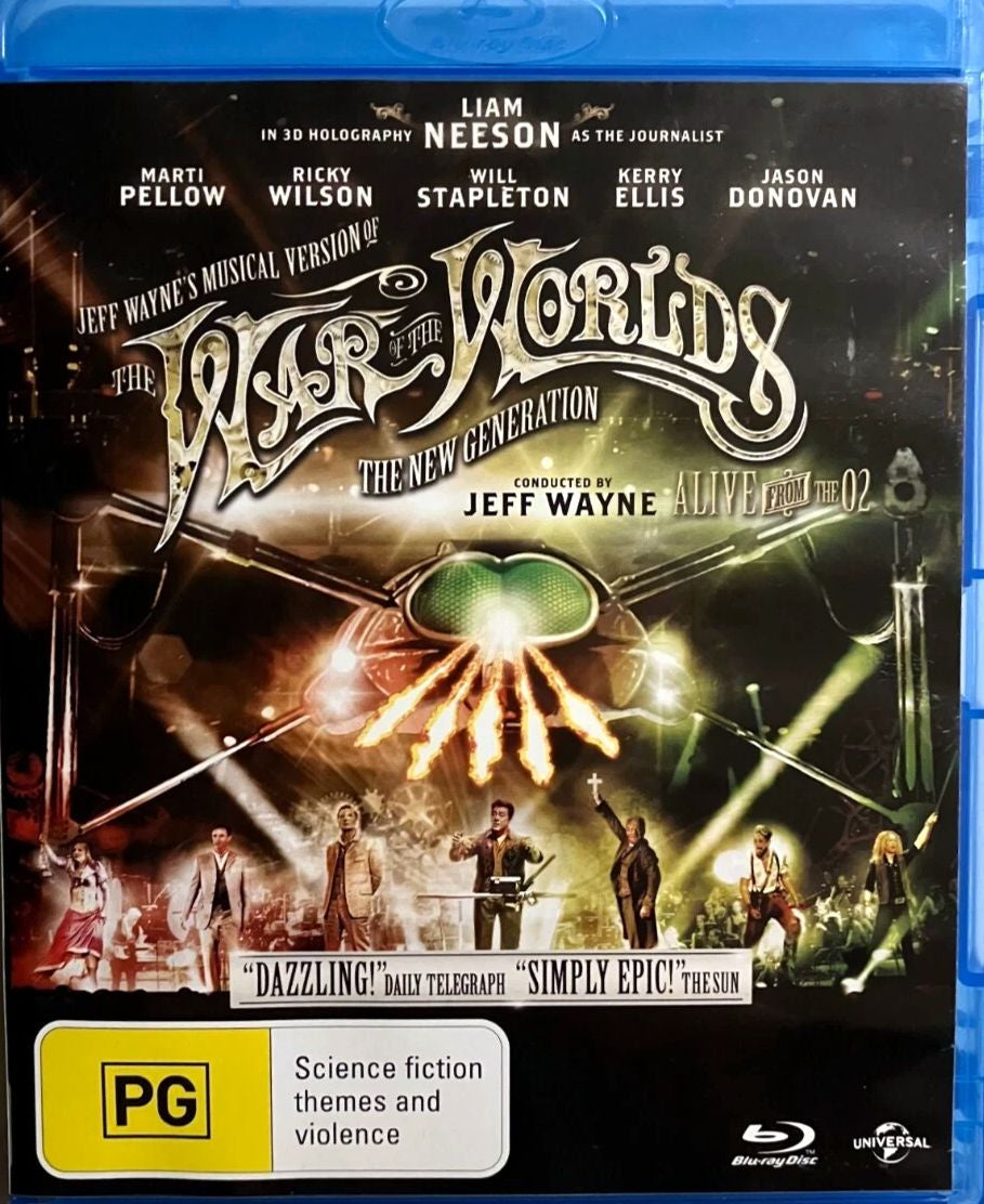 Jeff Wayne's Musical Version Of The War Of The Worlds Alive On Stage! The New Generation Blu-Ray