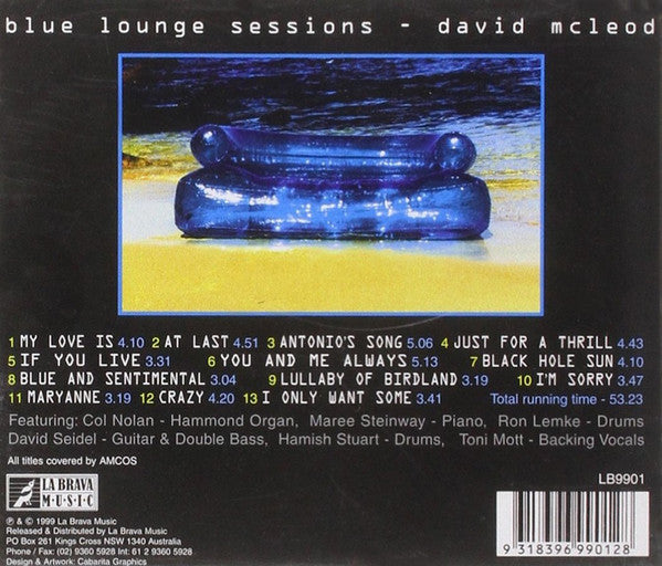David McLeod - Blue Lounge Sessions CD
