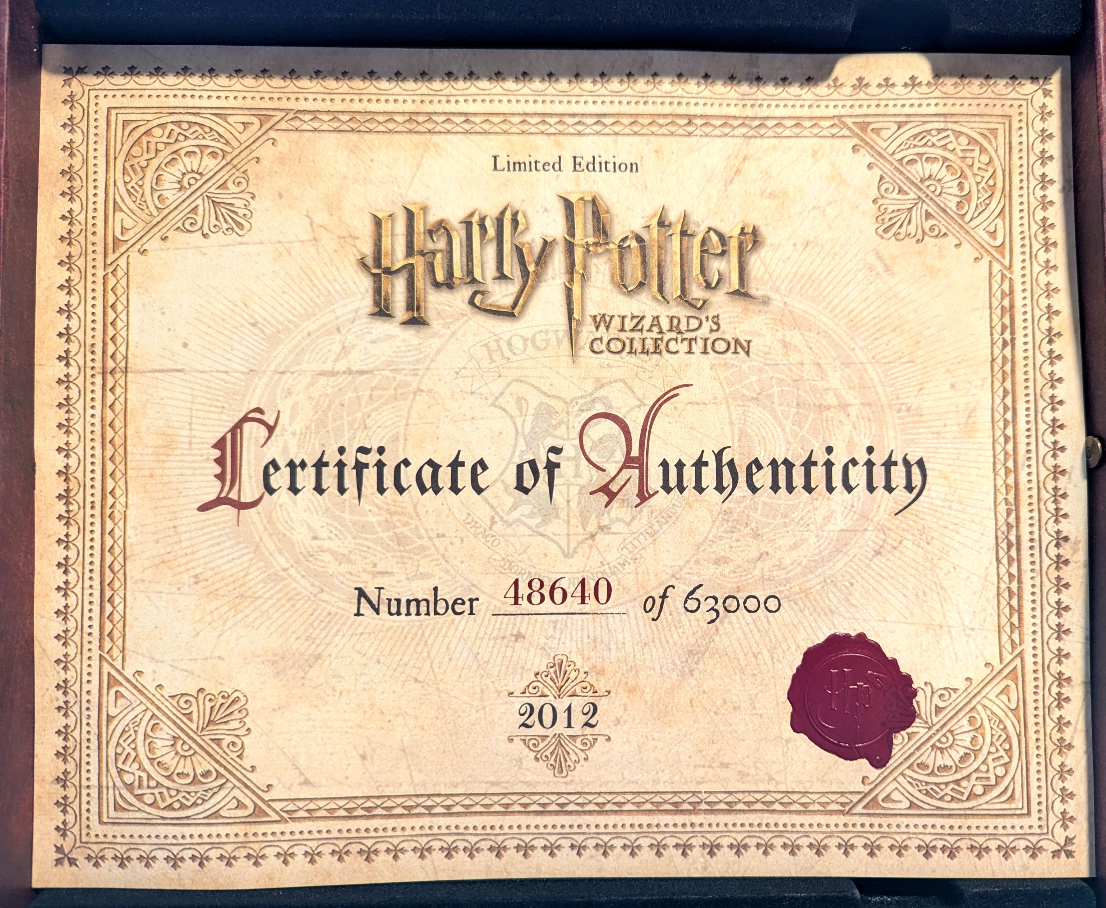 Harry Potter Wizard's Collection 31 Disc Blu-Ray Numbered Collector's Set w/ Original Box