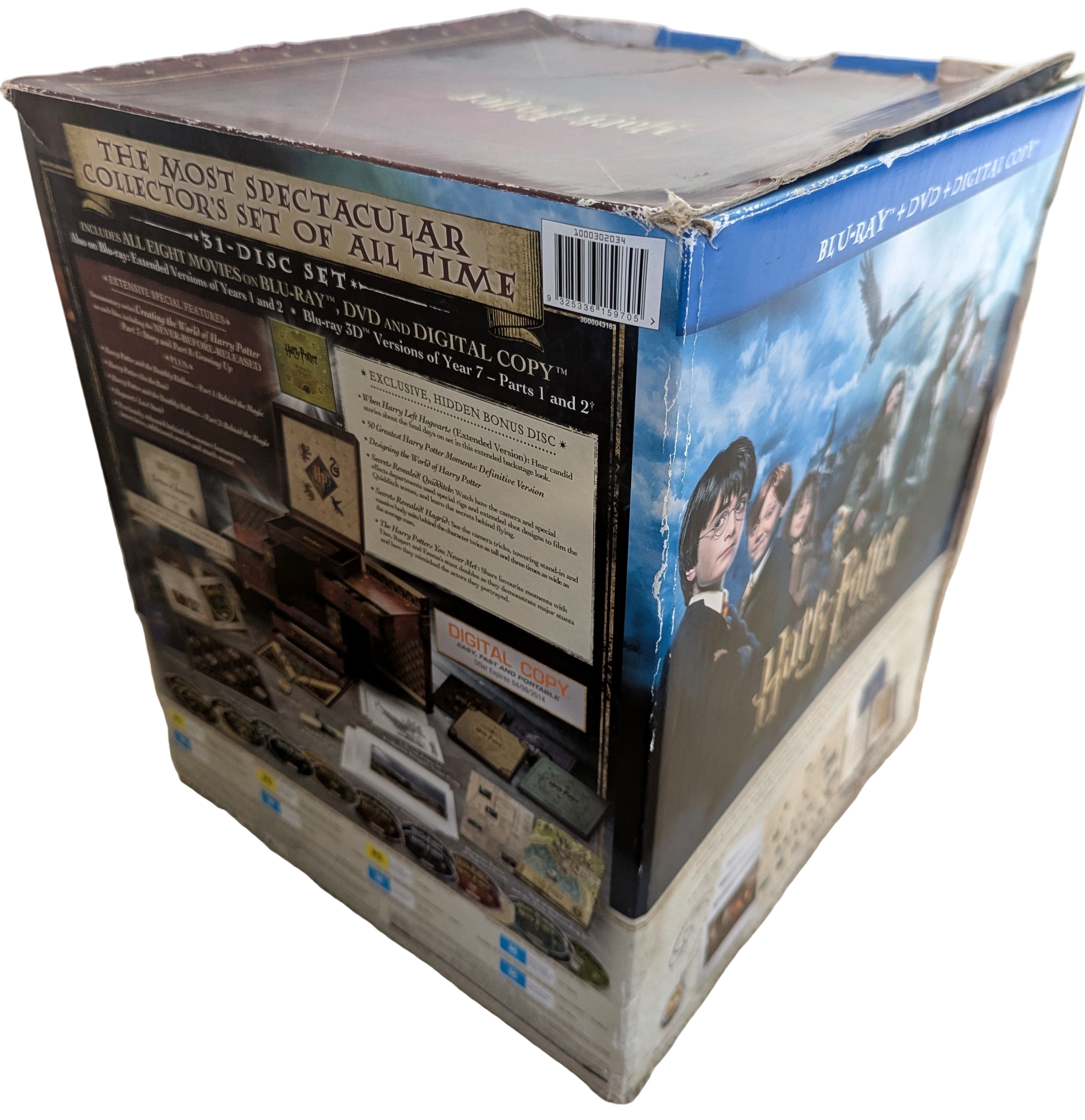 Harry Potter Wizard's Collection 31 Disc Blu-Ray Numbered Collector's Set w/ Original Box