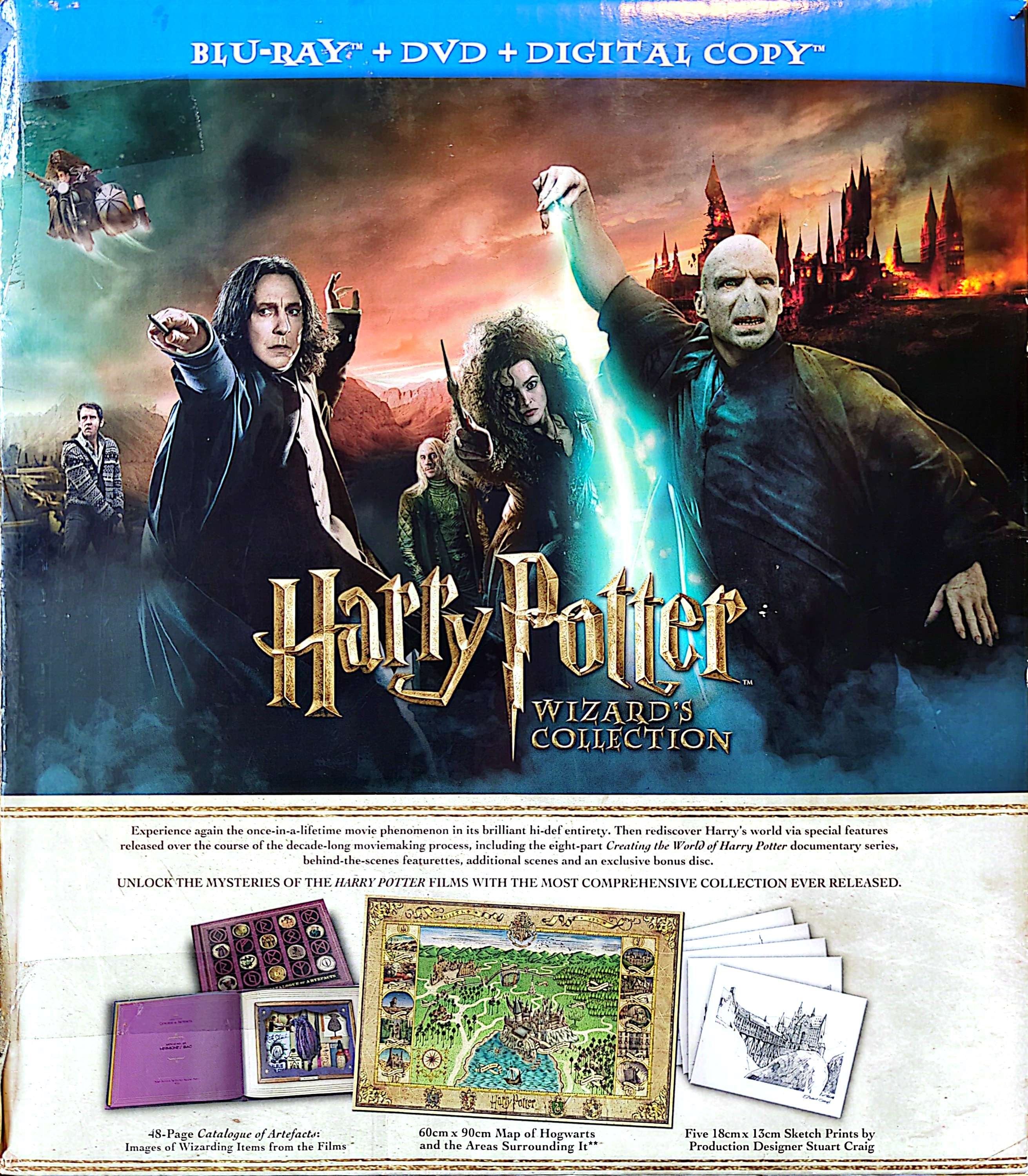 Harry Potter Wizard's Collection 31 Disc Blu-Ray DVD Numbered Collector's Set w/ Original Box