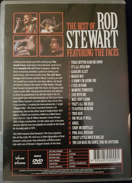 Rod Stewart & Faces - The Best Of Rod Stewart Featuring The Faces DVD