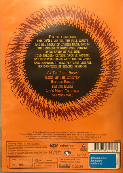 Canned Heat - Boogie With Canned Heat (The Canned Heat Story) DVD