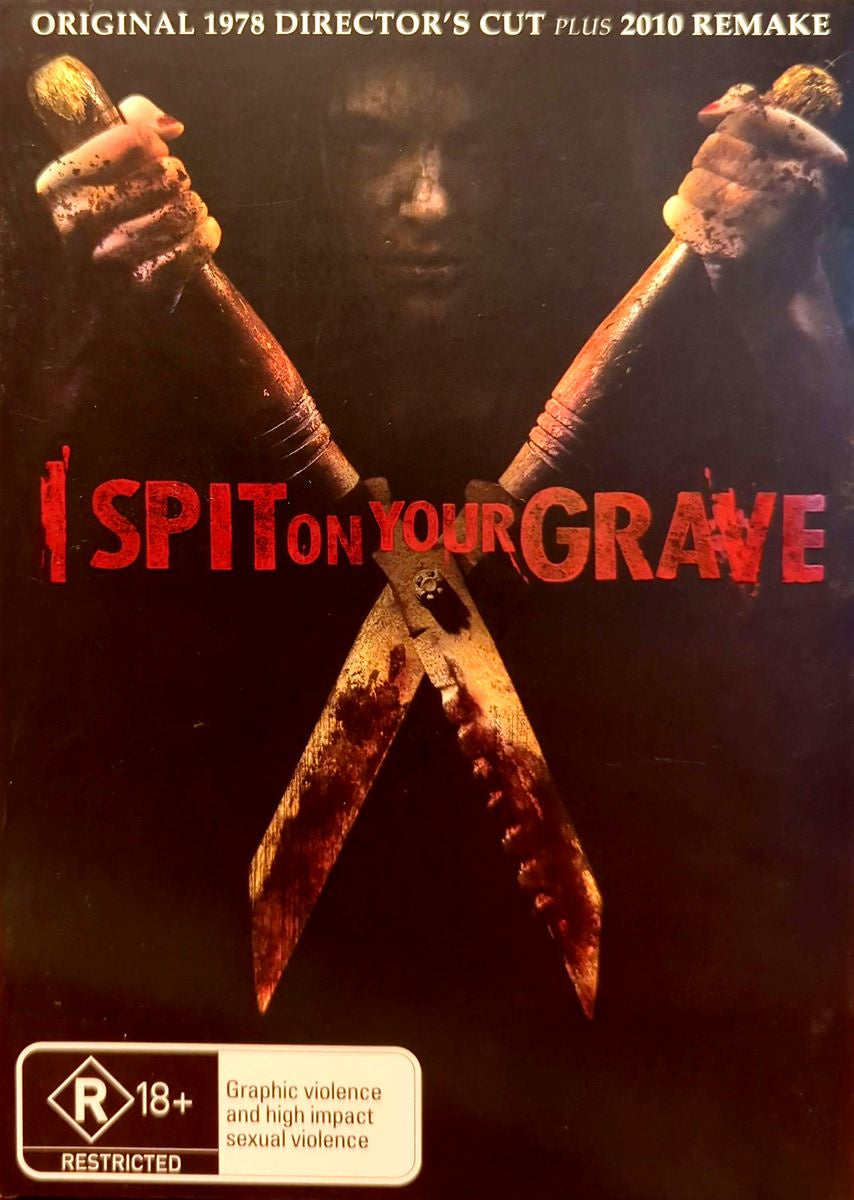 I Spit On Your Grave 1978 Original 2010 Remake 2DVD Boxset Used i-spit-on-your-grave-1978-original-2010-remake-2dvd-boxset-used