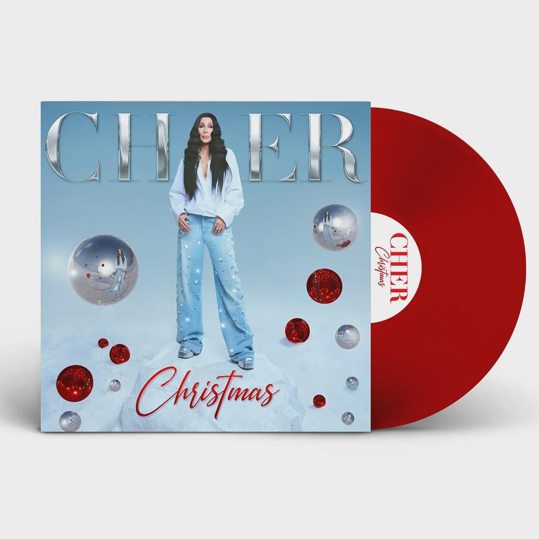 Cher - Christmas Ruby Red Coloured Vinyl LP