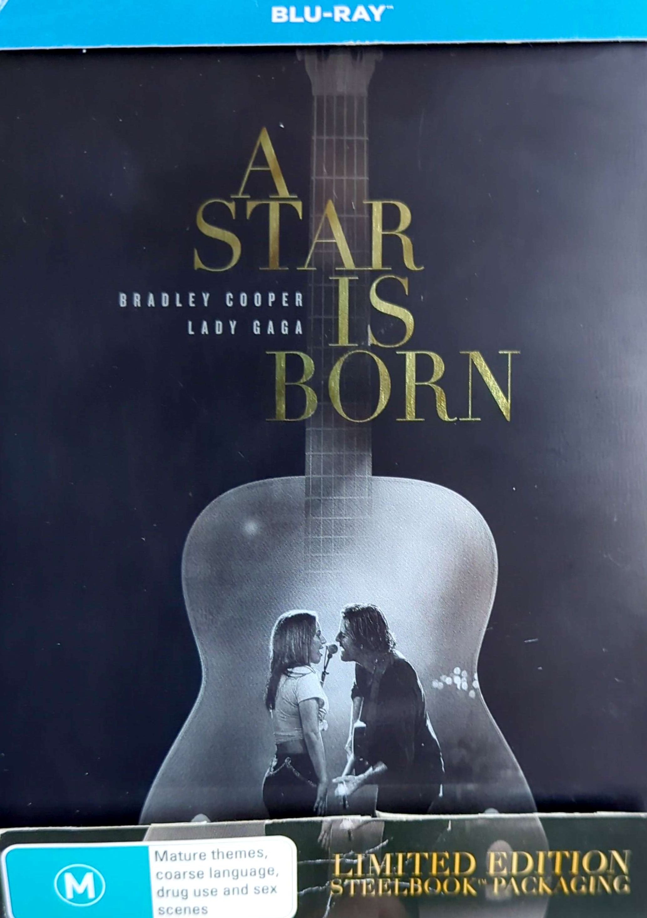 Star Is Born (2018) Blu-Ray DVD (Ltd Ed Steelbook)