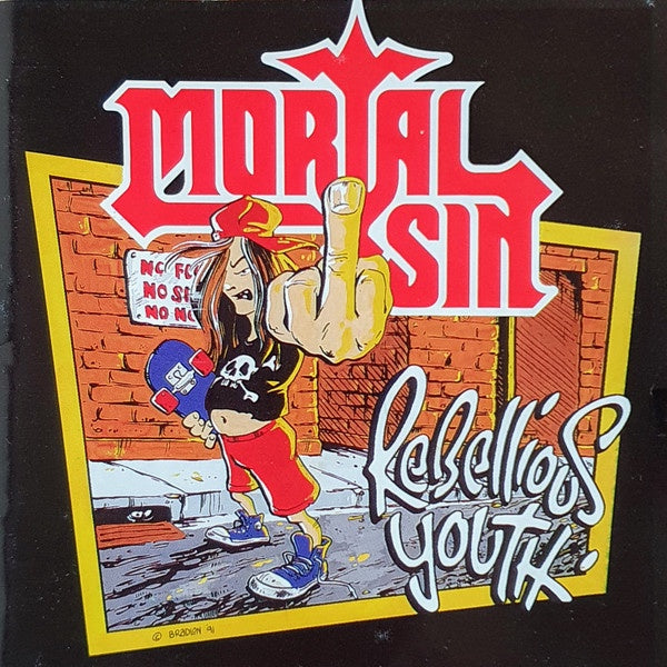 Mortal Sin - Rebellious Youth CD