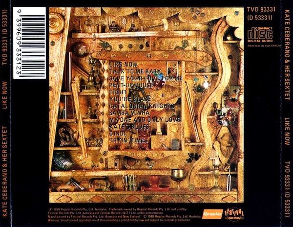 Kate Ceberano & Her Sextet – Like Now CD