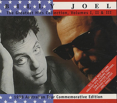Billy Joel – The Greatest Hits Collection Volumes I, II & III - 1998 Australian Tour Commemorative Edition Box Set + Slip Case 3CD