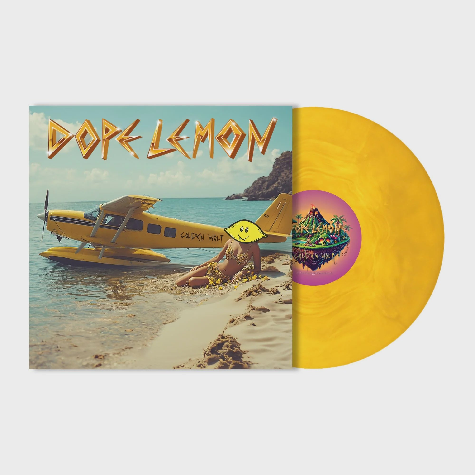Dope Lemon - Golden Wolf Gold Marble Coloured Vinyl LP