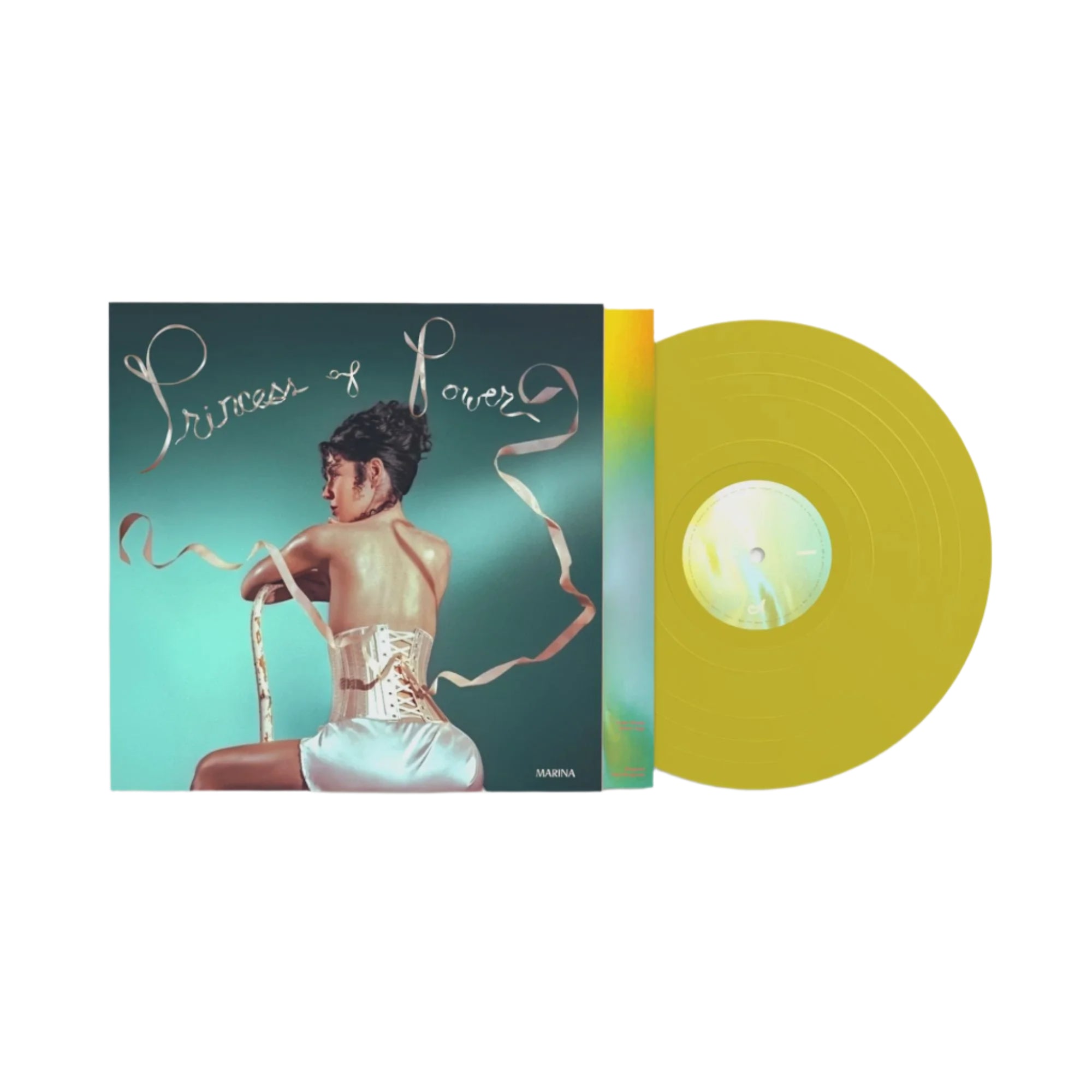 Marina - Princess Of Power Butterfly Coloured Yellow Vinyl LP