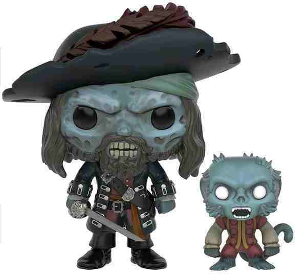 Pirates of the Caribbean - Cursed Barbossa With Monkey Collectable Pop! Vinyl