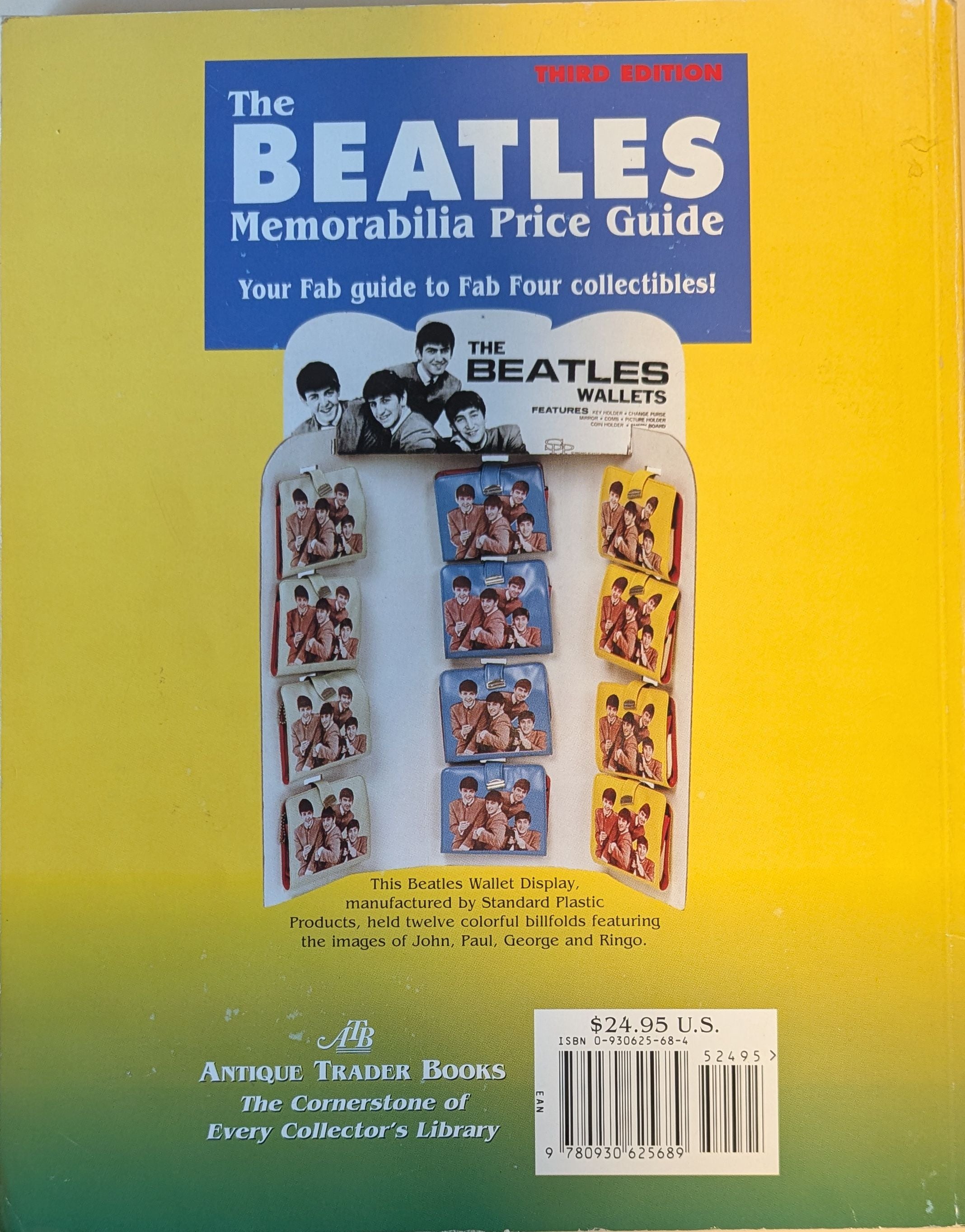Beatles Memorabilia Price Guide By Jeff Augsburger, Marty Eck & Rick Rann Book (1997)