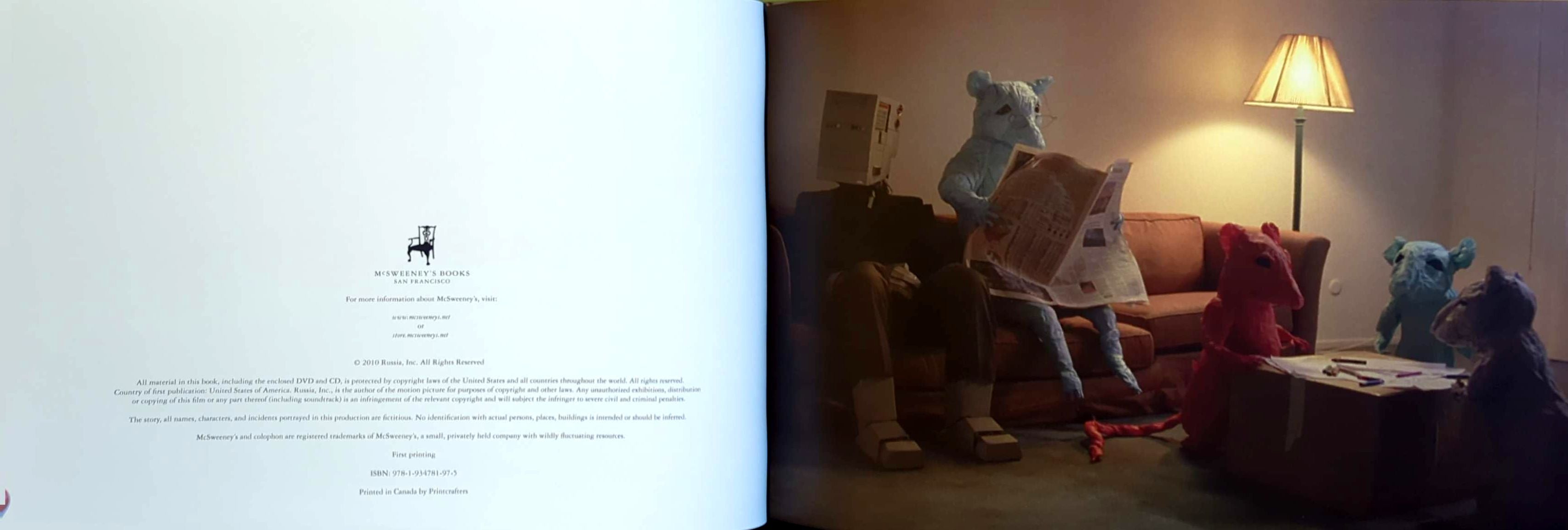 Spike Jonze - There Are Many Of Us (Companion To Short Film I'm Here) Hardcover Book (1st Ed) + CD + DVD (Like New)