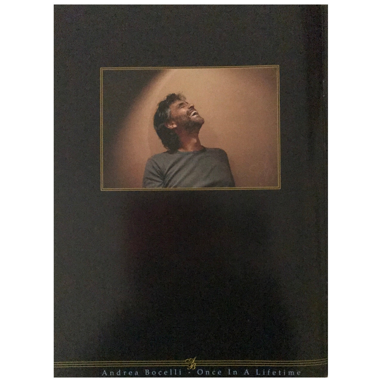 Andrea Bocelli - Once In A Lifetime 2004 Australia & New Zealand Original Concert Tour Program