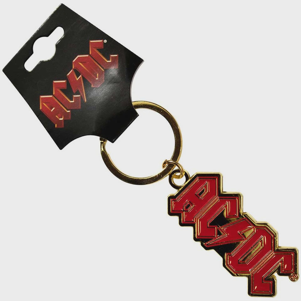 AC/DC - Logo Gold Keychain