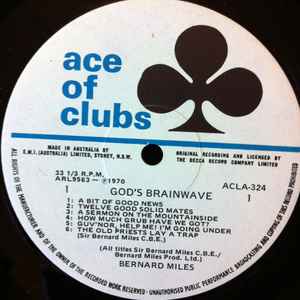 Bernard Miles - God's Brainwave Vinyl LP (Used)