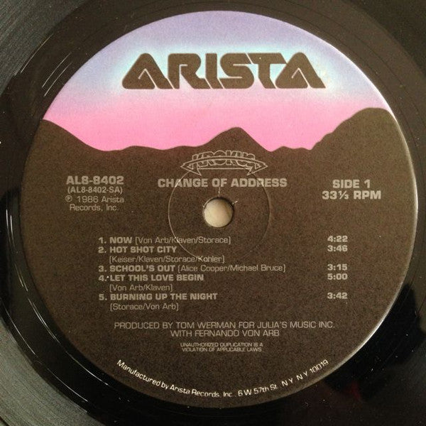 Krokus - Change Of Address Vinyl LP (Used)