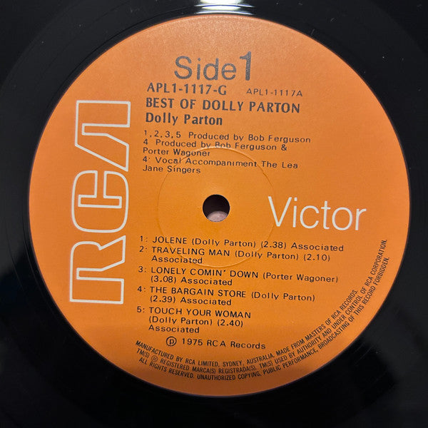 Dolly Parton - Best Of Dolly Parton Vinyl LP (Used)