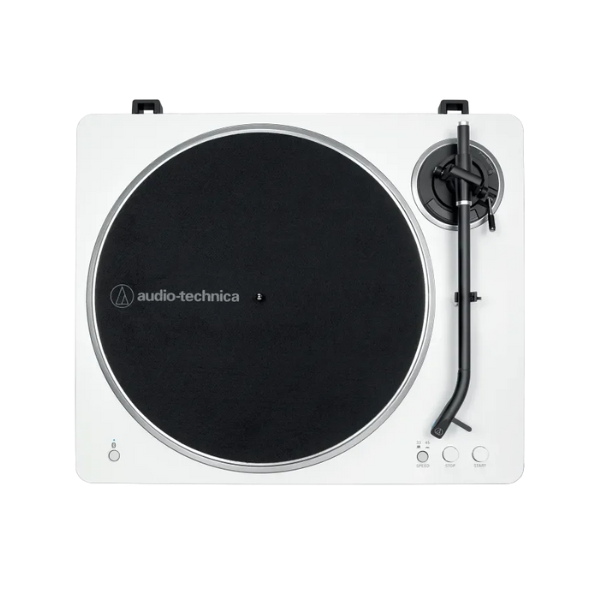 Audio Technica - LP70XBT White/Silver Fully Automatic Bluetooth Turntable