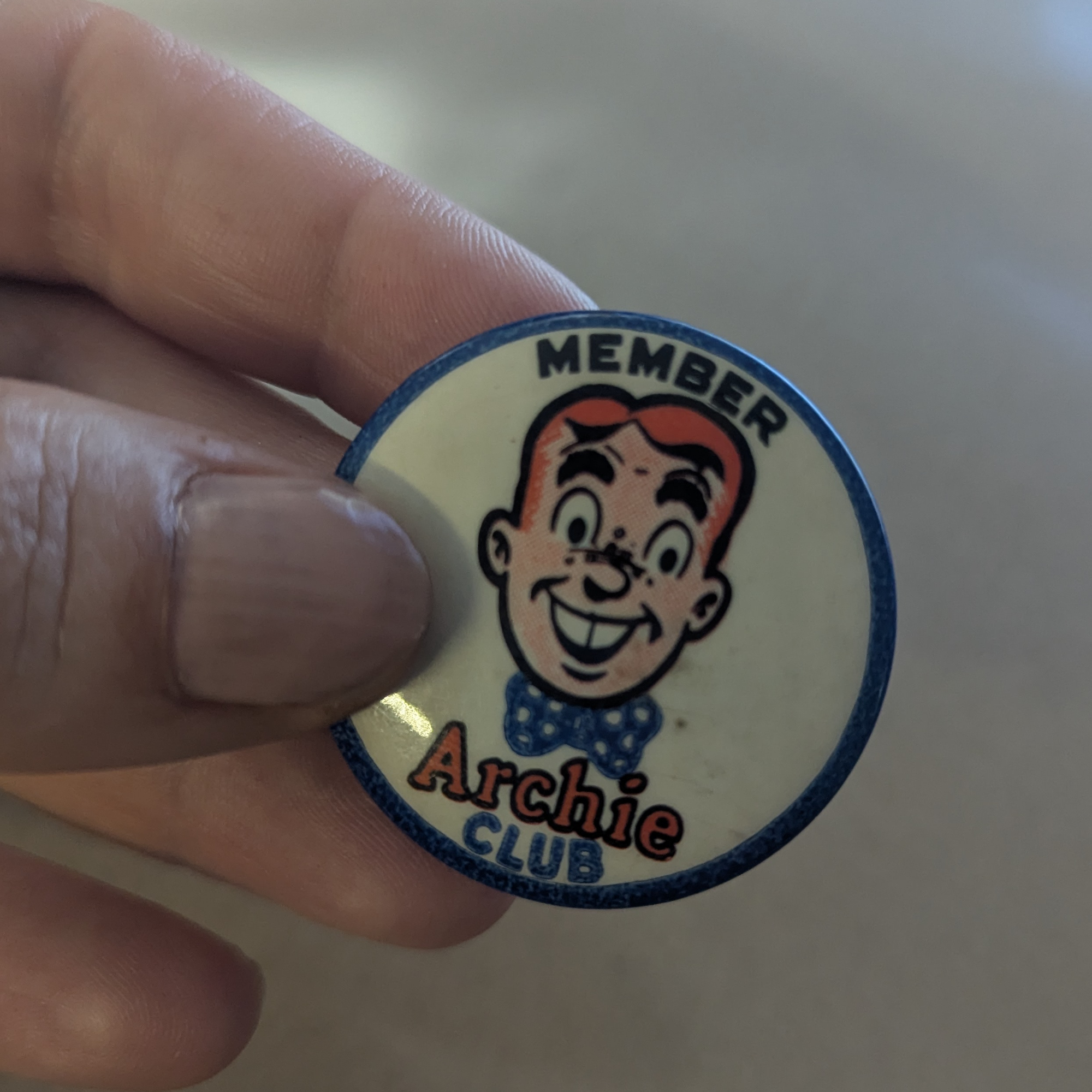 Archie Comics - Fan Club Vintage Badge