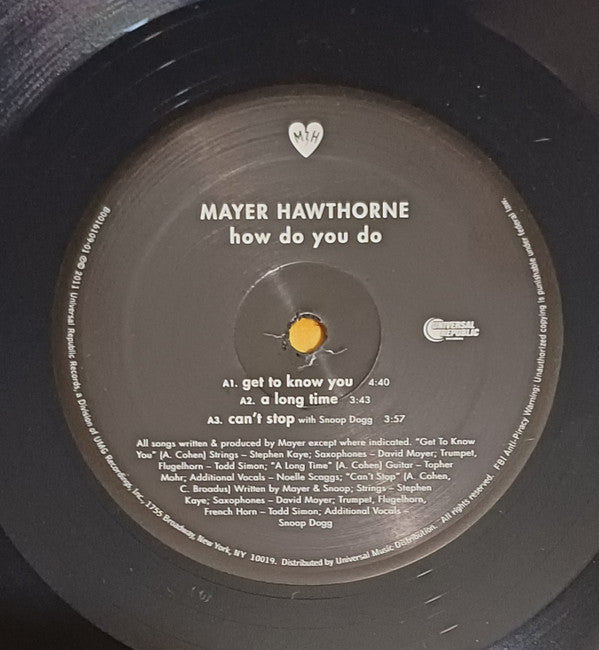 Mayer Hawthorne - How Do You Do Vinyl 2LP (Used)