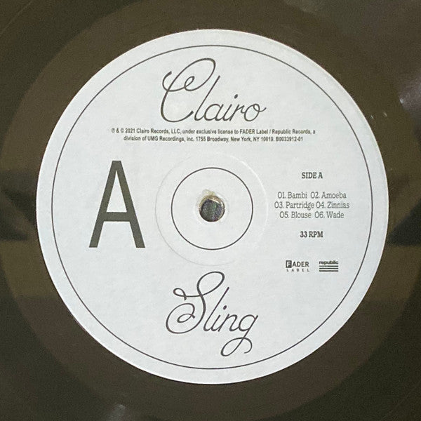 Clairo - Sling Limited Edition Dark Green Coloured Vinyl LP (Used)