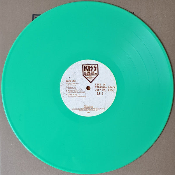 Kiss - Off The Soundboard Live In Virginia Beach 2004 Green Coloured Vinyl 3LP