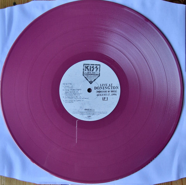 Kiss - Off The Soundboard Live At Donington (Monsters Of Rock) 1996 Red Coloured Vinyl 3LP