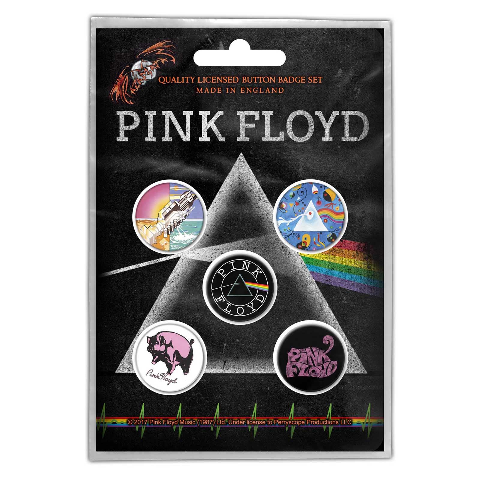 Pink Floyd - Prism Button Badge Set