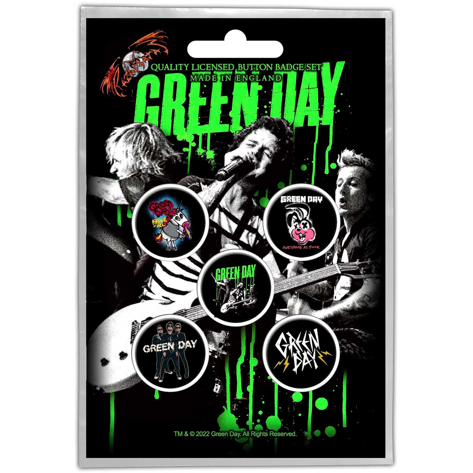 Green Day - Revolution Badge Set