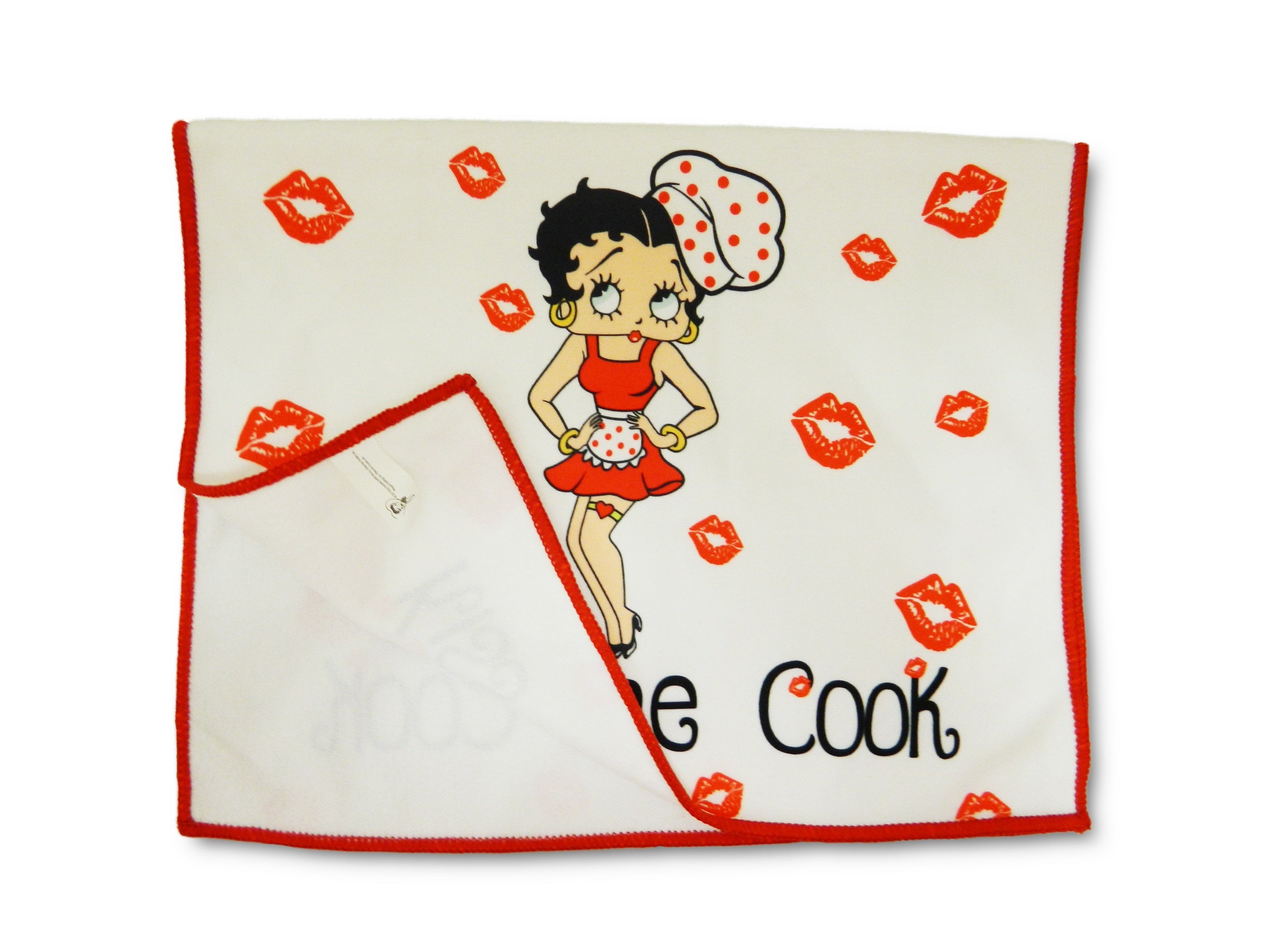Betty Boop - Kiss The Cook Tea Towel