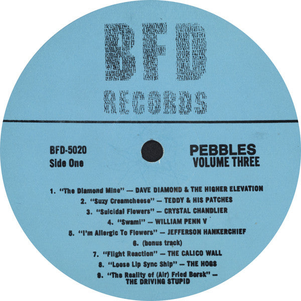 Various Artists - Pebbles Volume 3 (The Acid Gallery) Vinyl LP (Used)