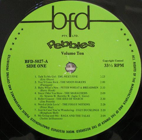 Various Artists - Pebbles Vol 10 Vinyl LP (Used)