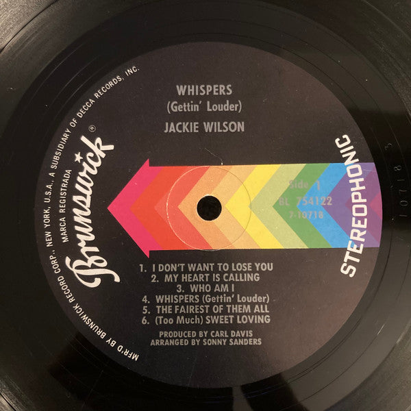 Jackie Wilson - Whispers Vinyl LP (Used)