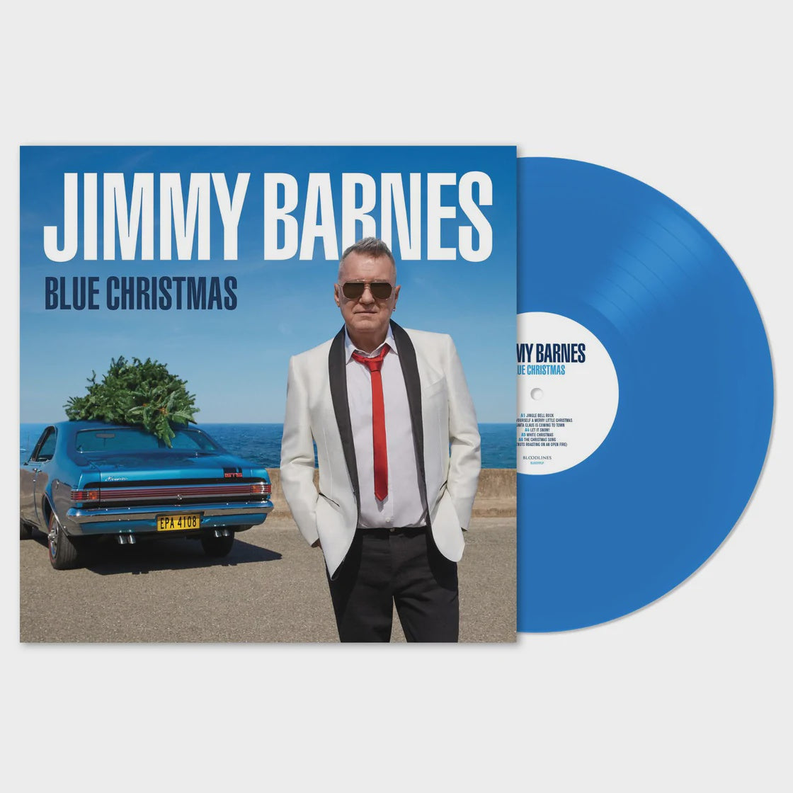 Jimmy Barnes - Blue Christmas Blue Coloured Vinyl LP