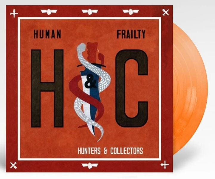Hunters & Collectors - Human Frailty 35th Anniversary Orange Coloured Vinyl LP