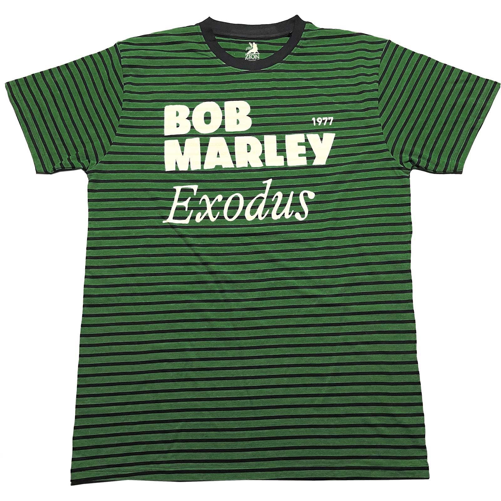Bob Marley - Exodus Striped Unisex T-Shirt