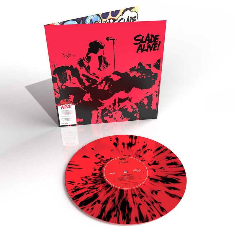 Slade - Slade Alive! Red/Black Splatter Coloured Vinyl LP