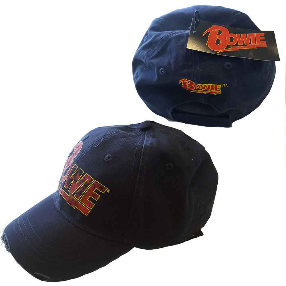 David Bowie - Distressed Logo Baseball Cap