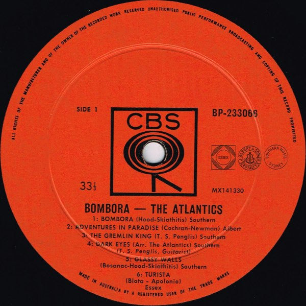 Atlantics - Bombora Vinyl LP (Used)